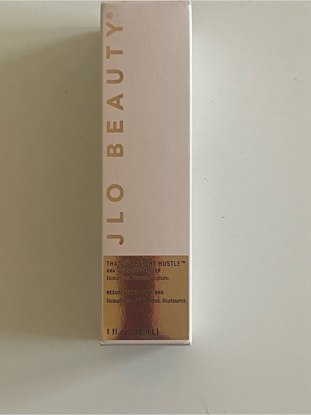 JLO BEAUTY That Overnight Hustle AHA + BHA RESURFACER